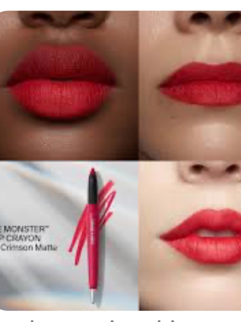 Haus Labs LE MONSTER LIP CRAYON lipstick in Crimson Matte